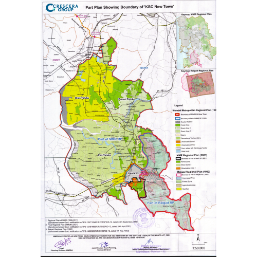 MMRDA Map - KSC New Town Khopta